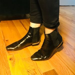 Zara Patent Leather Boots